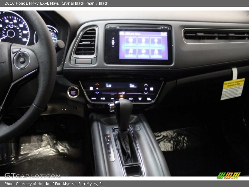 Crystal Black Pearl / Black 2016 Honda HR-V EX-L Navi
