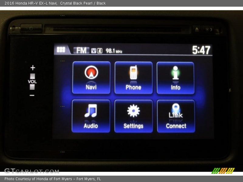 Crystal Black Pearl / Black 2016 Honda HR-V EX-L Navi