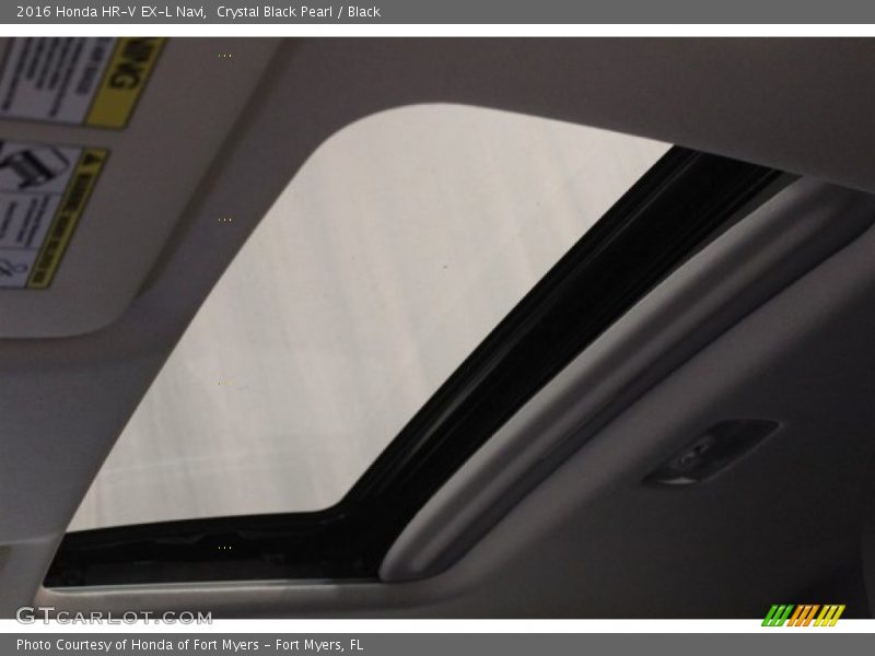 Crystal Black Pearl / Black 2016 Honda HR-V EX-L Navi