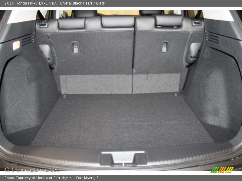 Crystal Black Pearl / Black 2016 Honda HR-V EX-L Navi