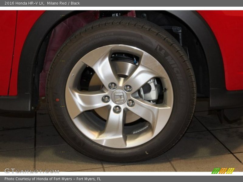 Milano Red / Black 2016 Honda HR-V LX