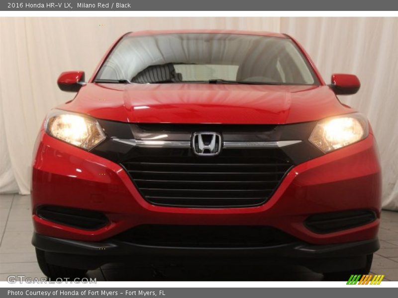 Milano Red / Black 2016 Honda HR-V LX