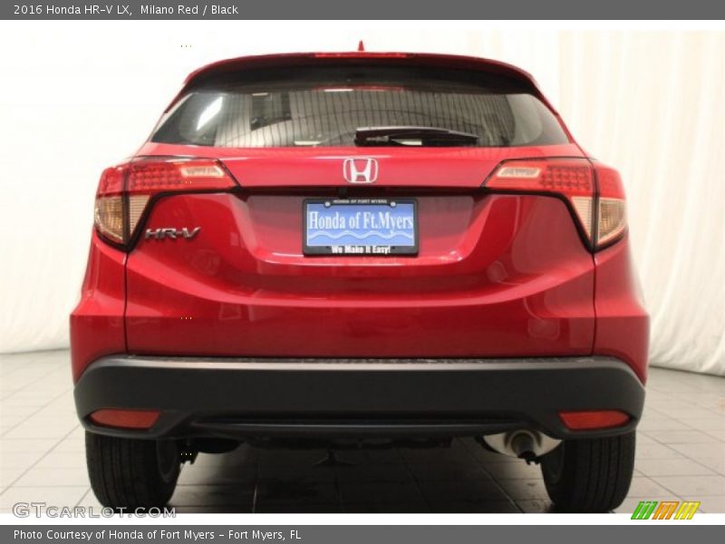 Milano Red / Black 2016 Honda HR-V LX