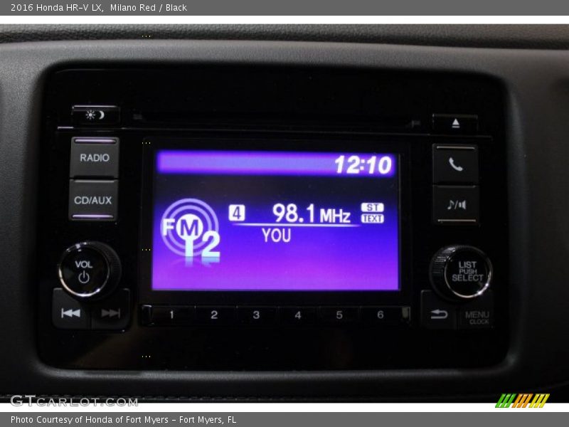 Milano Red / Black 2016 Honda HR-V LX