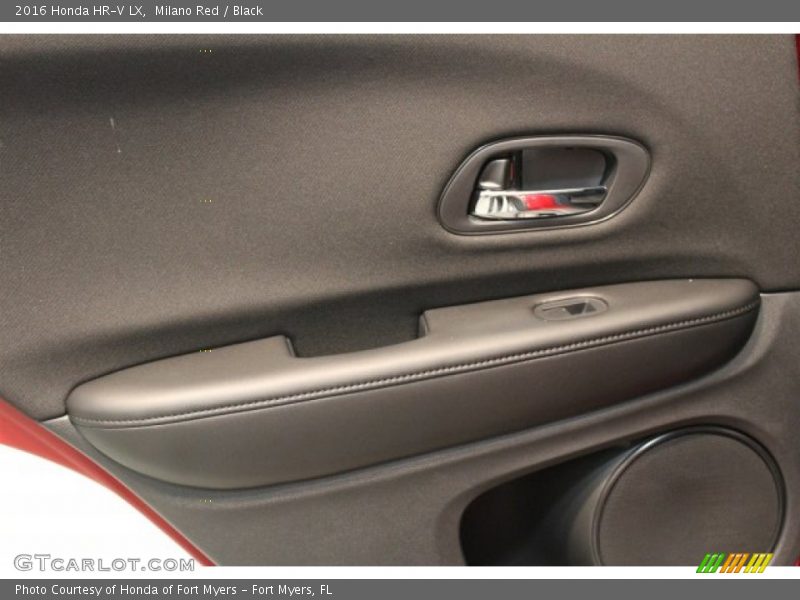 Milano Red / Black 2016 Honda HR-V LX
