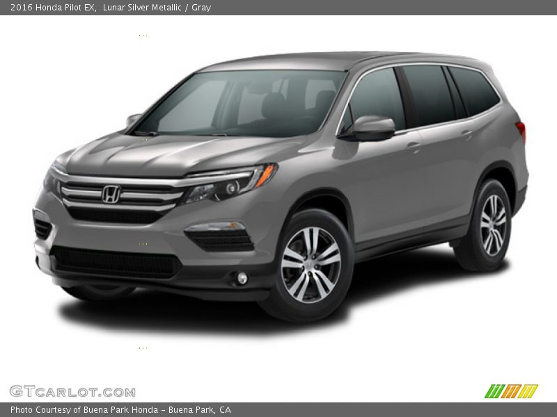 Lunar Silver Metallic / Gray 2016 Honda Pilot EX