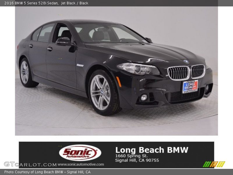 Jet Black / Black 2016 BMW 5 Series 528i Sedan