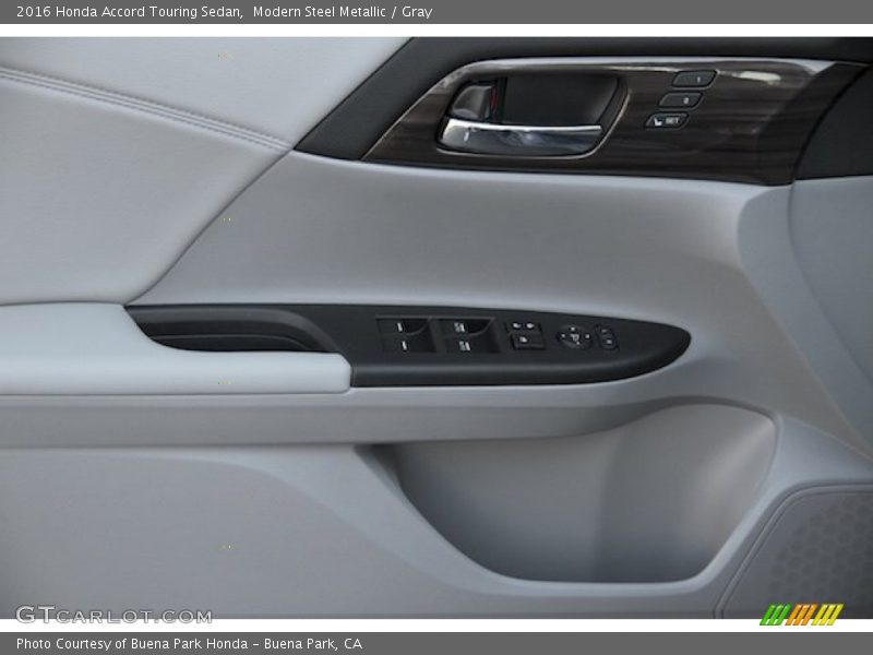 Modern Steel Metallic / Gray 2016 Honda Accord Touring Sedan