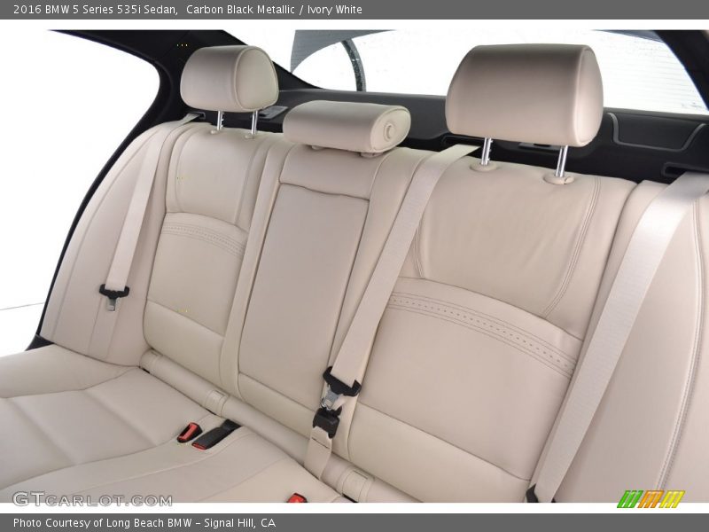 Carbon Black Metallic / Ivory White 2016 BMW 5 Series 535i Sedan