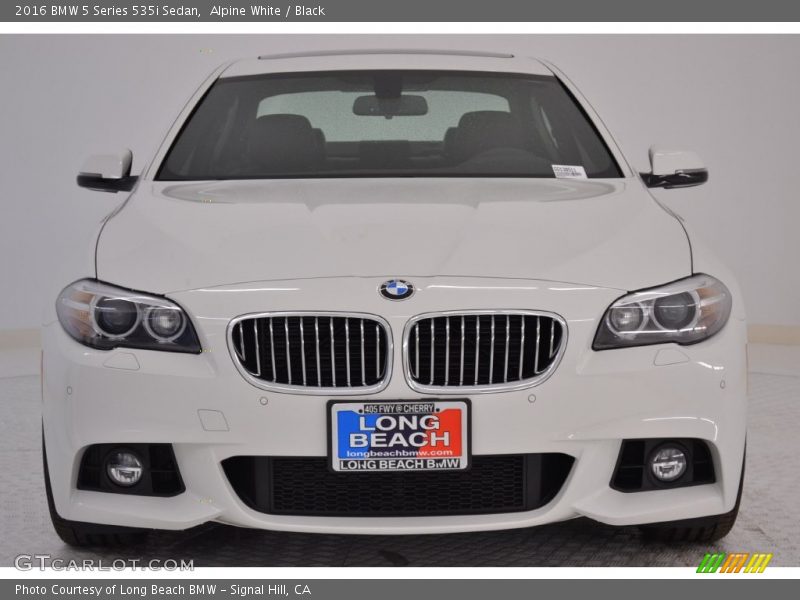 Alpine White / Black 2016 BMW 5 Series 535i Sedan