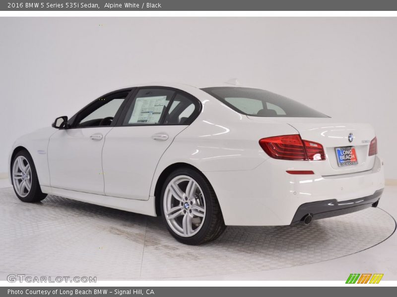 Alpine White / Black 2016 BMW 5 Series 535i Sedan