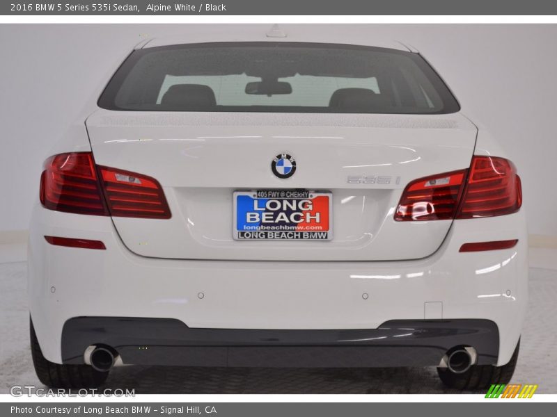 Alpine White / Black 2016 BMW 5 Series 535i Sedan