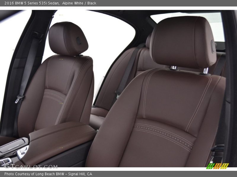 Alpine White / Black 2016 BMW 5 Series 535i Sedan