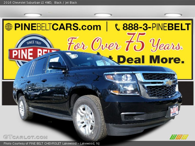 Black / Jet Black 2016 Chevrolet Suburban LS 4WD