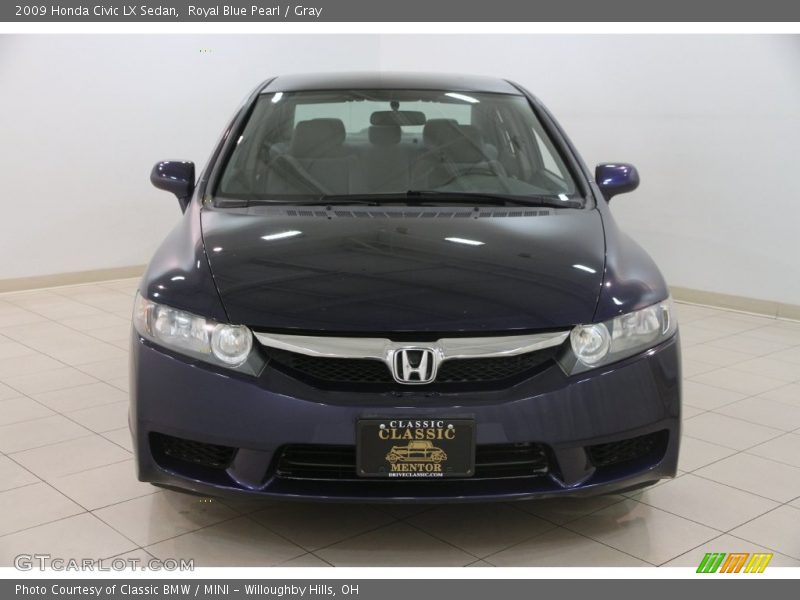 Royal Blue Pearl / Gray 2009 Honda Civic LX Sedan