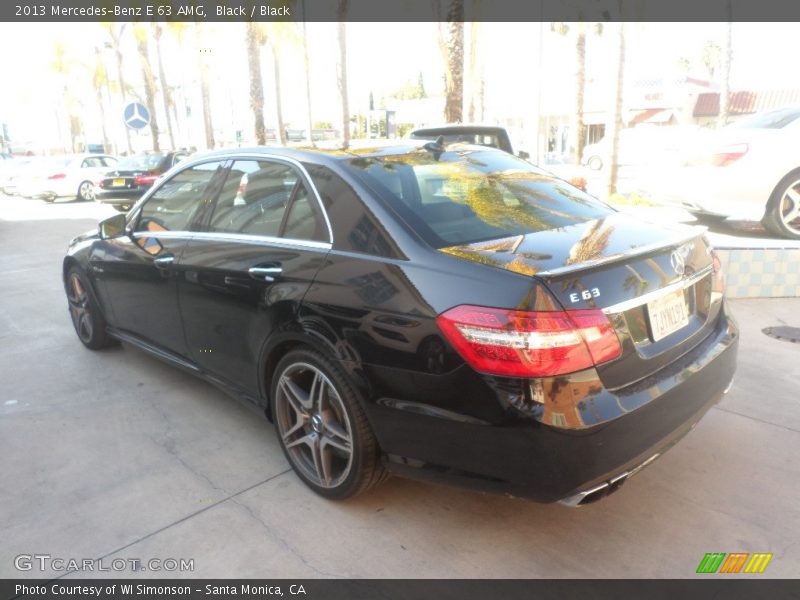 Black / Black 2013 Mercedes-Benz E 63 AMG