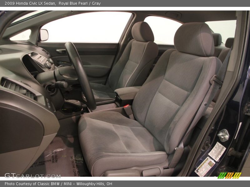 Royal Blue Pearl / Gray 2009 Honda Civic LX Sedan