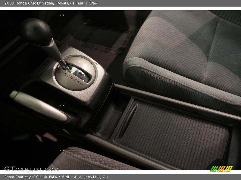 Royal Blue Pearl / Gray 2009 Honda Civic LX Sedan