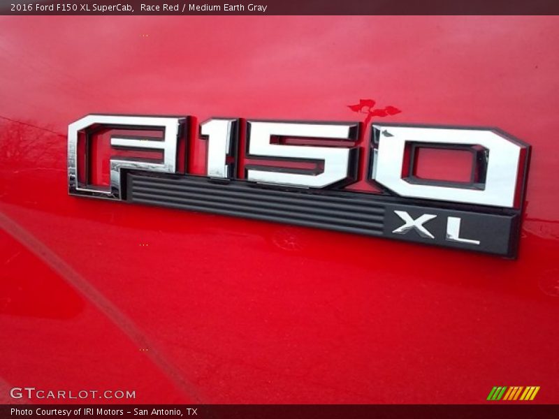 Race Red / Medium Earth Gray 2016 Ford F150 XL SuperCab