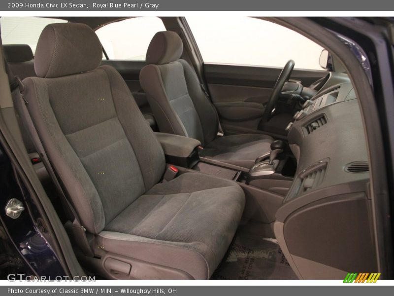 Royal Blue Pearl / Gray 2009 Honda Civic LX Sedan