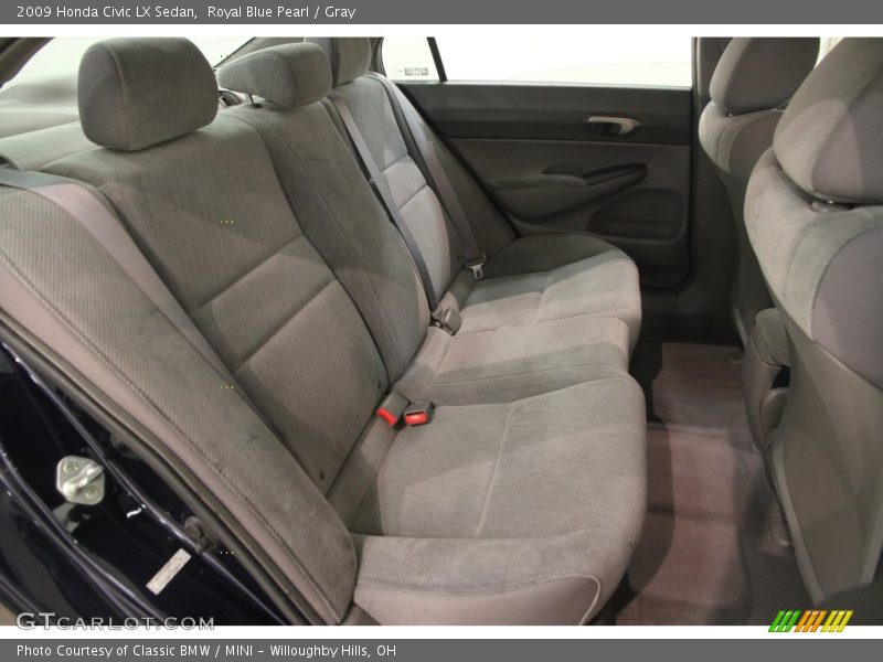 Royal Blue Pearl / Gray 2009 Honda Civic LX Sedan