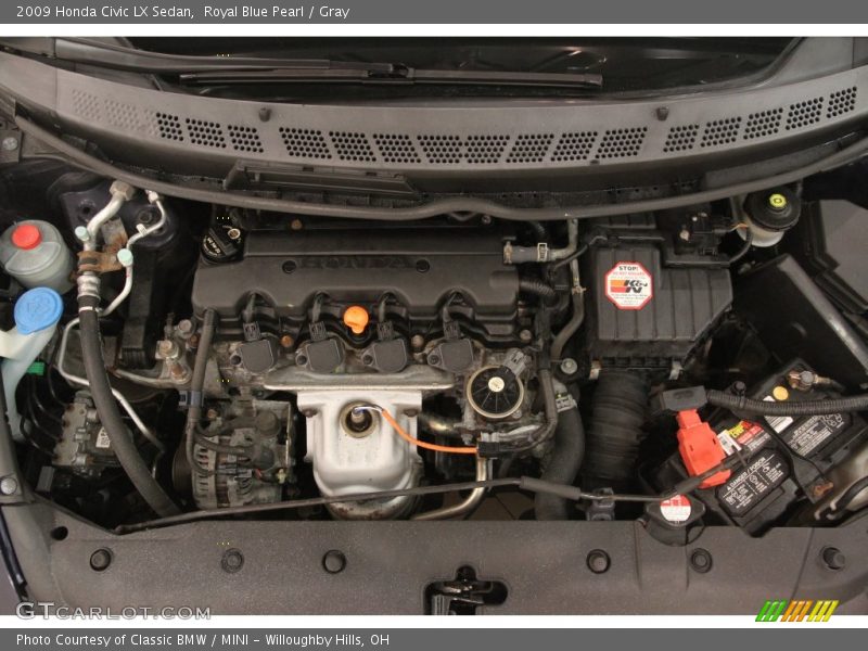Royal Blue Pearl / Gray 2009 Honda Civic LX Sedan