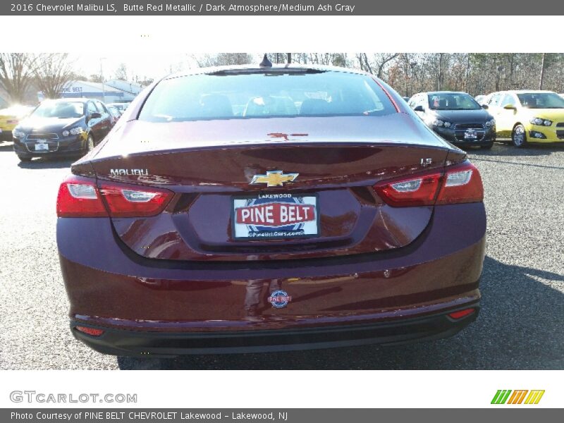 Butte Red Metallic / Dark Atmosphere/Medium Ash Gray 2016 Chevrolet Malibu LS