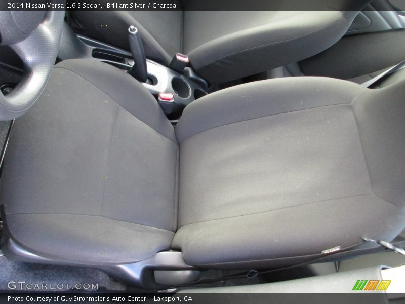 Brilliant Silver / Charcoal 2014 Nissan Versa 1.6 S Sedan