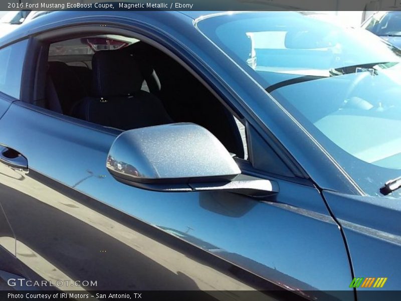 Magnetic Metallic / Ebony 2016 Ford Mustang EcoBoost Coupe