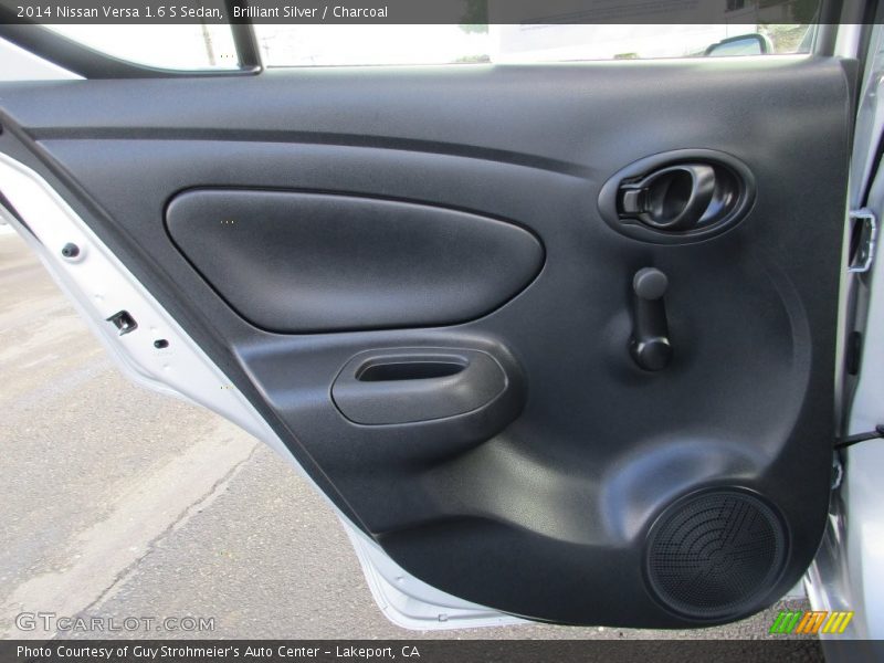 Brilliant Silver / Charcoal 2014 Nissan Versa 1.6 S Sedan