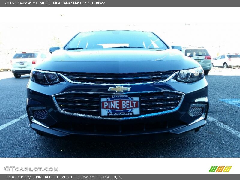 Blue Velvet Metallic / Jet Black 2016 Chevrolet Malibu LT