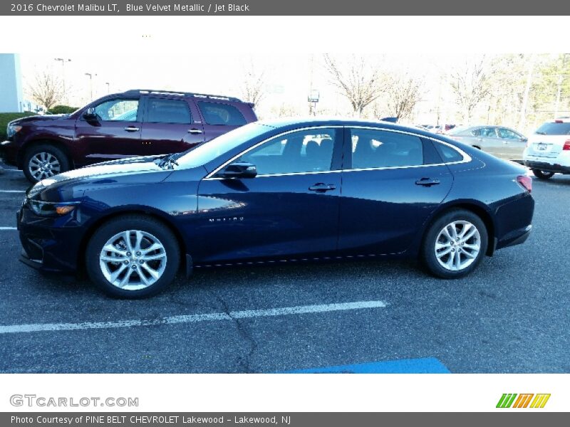Blue Velvet Metallic / Jet Black 2016 Chevrolet Malibu LT