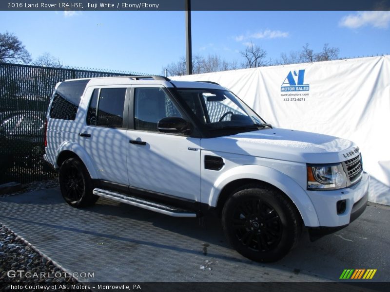 Fuji White / Ebony/Ebony 2016 Land Rover LR4 HSE