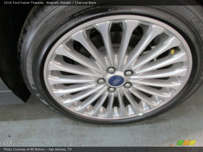 Magnetic Metallic / Charcoal Black 2016 Ford Fusion Titanium