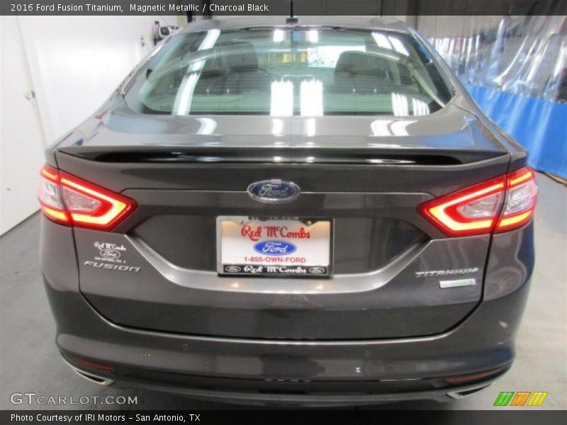 Magnetic Metallic / Charcoal Black 2016 Ford Fusion Titanium