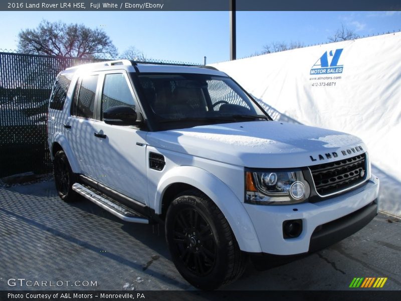 Fuji White / Ebony/Ebony 2016 Land Rover LR4 HSE