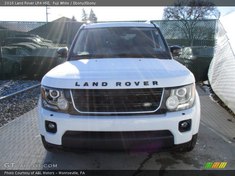 Fuji White / Ebony/Ebony 2016 Land Rover LR4 HSE
