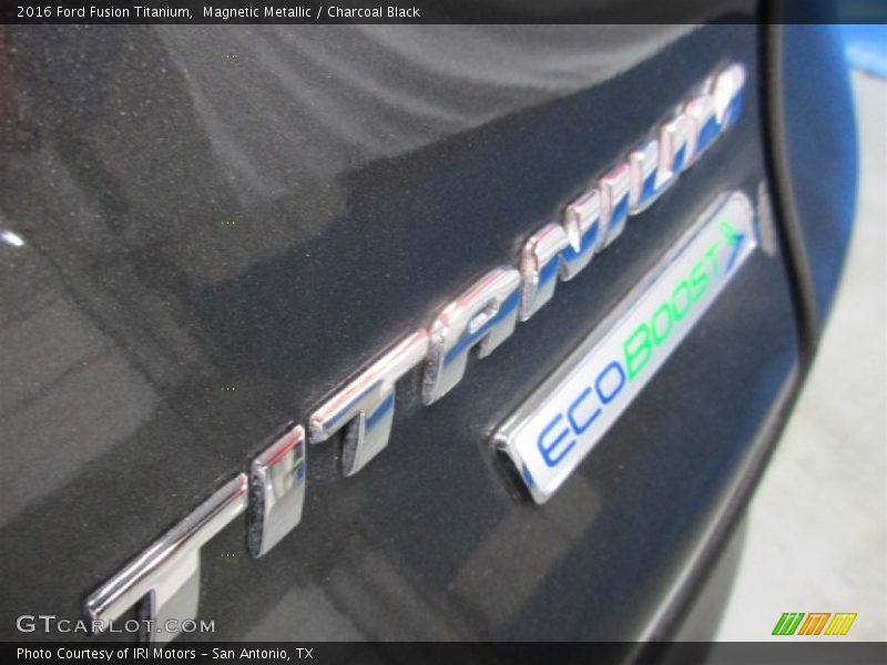 Magnetic Metallic / Charcoal Black 2016 Ford Fusion Titanium
