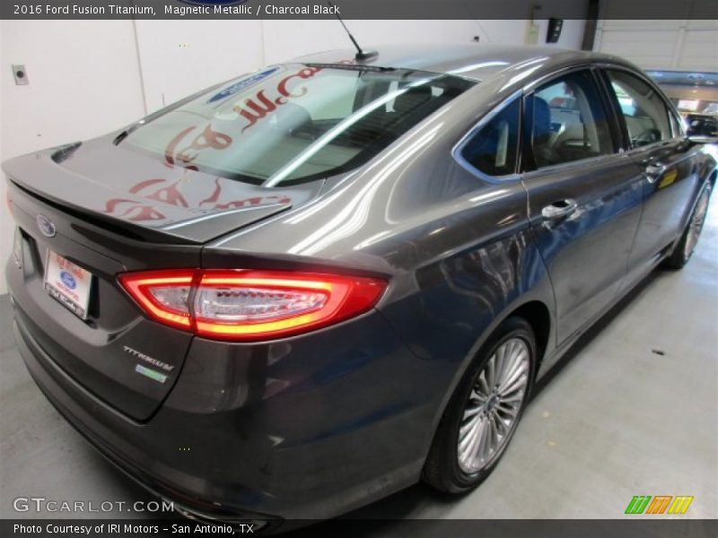 Magnetic Metallic / Charcoal Black 2016 Ford Fusion Titanium