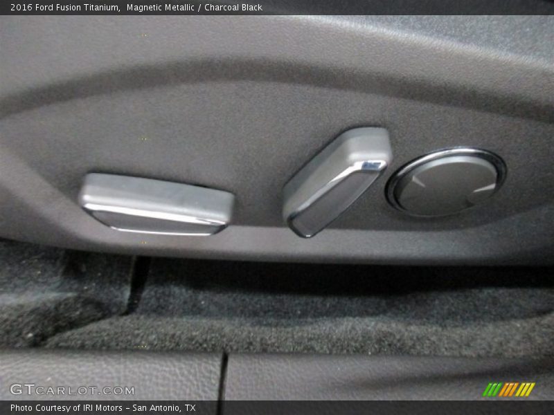 Magnetic Metallic / Charcoal Black 2016 Ford Fusion Titanium