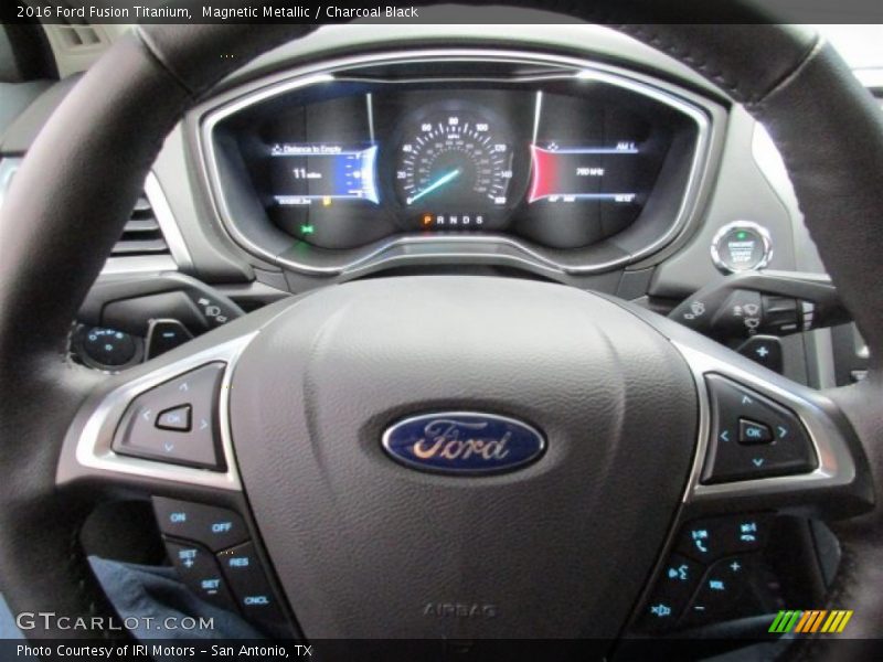 Magnetic Metallic / Charcoal Black 2016 Ford Fusion Titanium