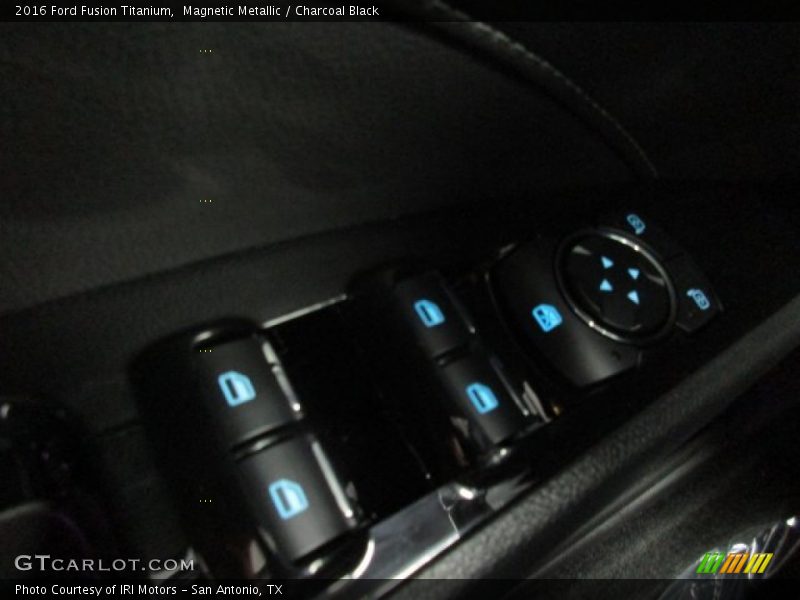 Magnetic Metallic / Charcoal Black 2016 Ford Fusion Titanium