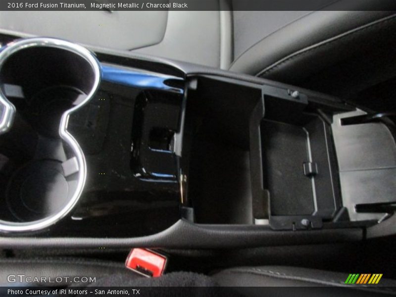 Magnetic Metallic / Charcoal Black 2016 Ford Fusion Titanium