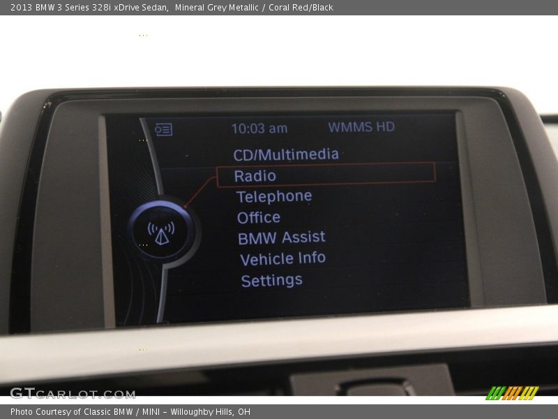Mineral Grey Metallic / Coral Red/Black 2013 BMW 3 Series 328i xDrive Sedan