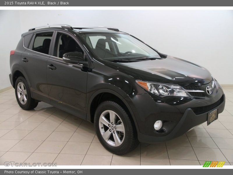 Black / Black 2015 Toyota RAV4 XLE