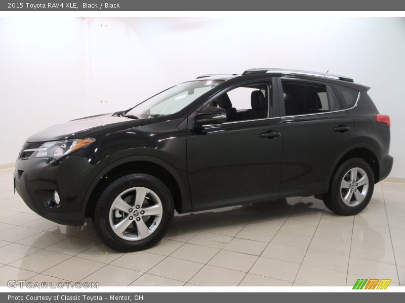 Black / Black 2015 Toyota RAV4 XLE