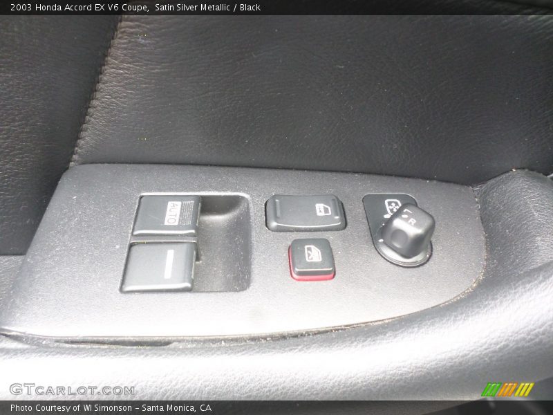 Satin Silver Metallic / Black 2003 Honda Accord EX V6 Coupe