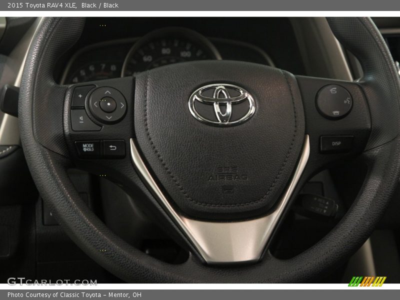 Black / Black 2015 Toyota RAV4 XLE