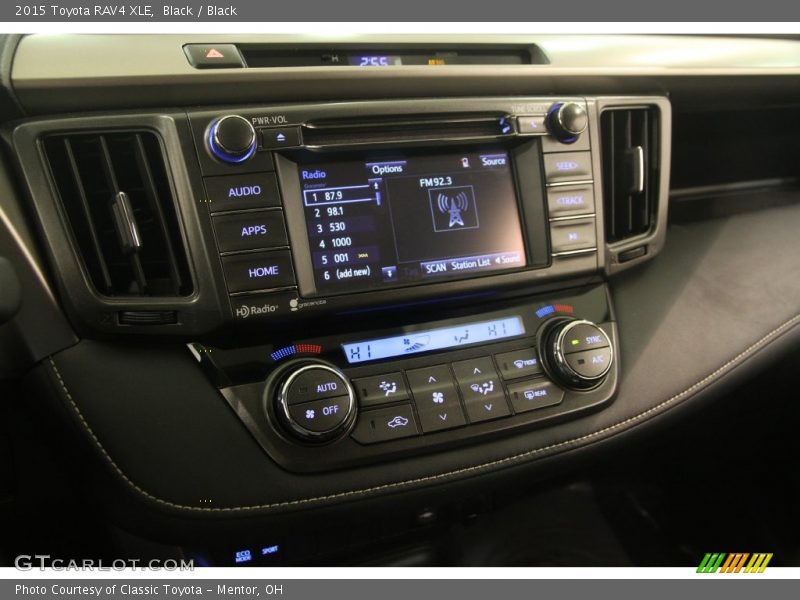 Black / Black 2015 Toyota RAV4 XLE