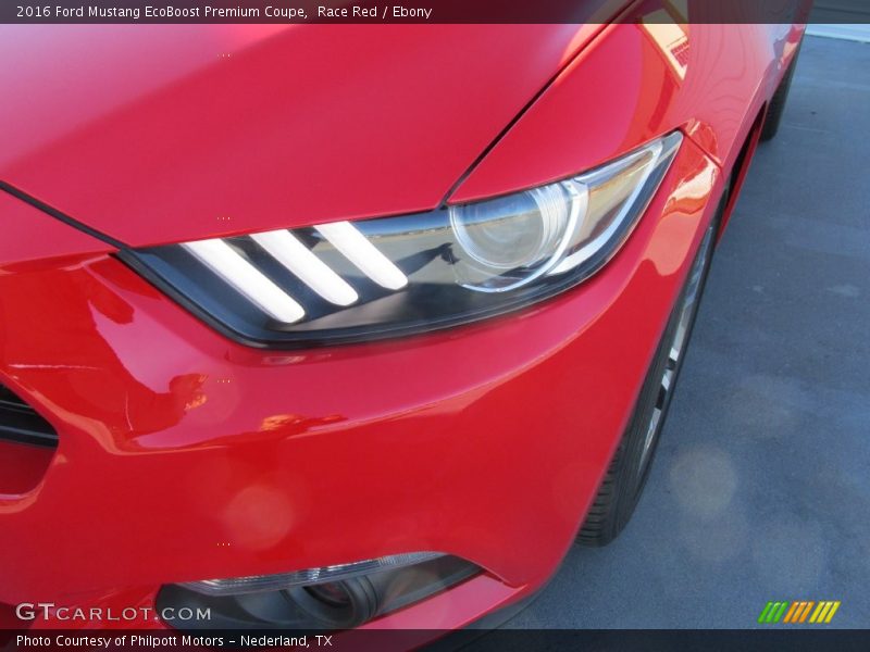 Race Red / Ebony 2016 Ford Mustang EcoBoost Premium Coupe